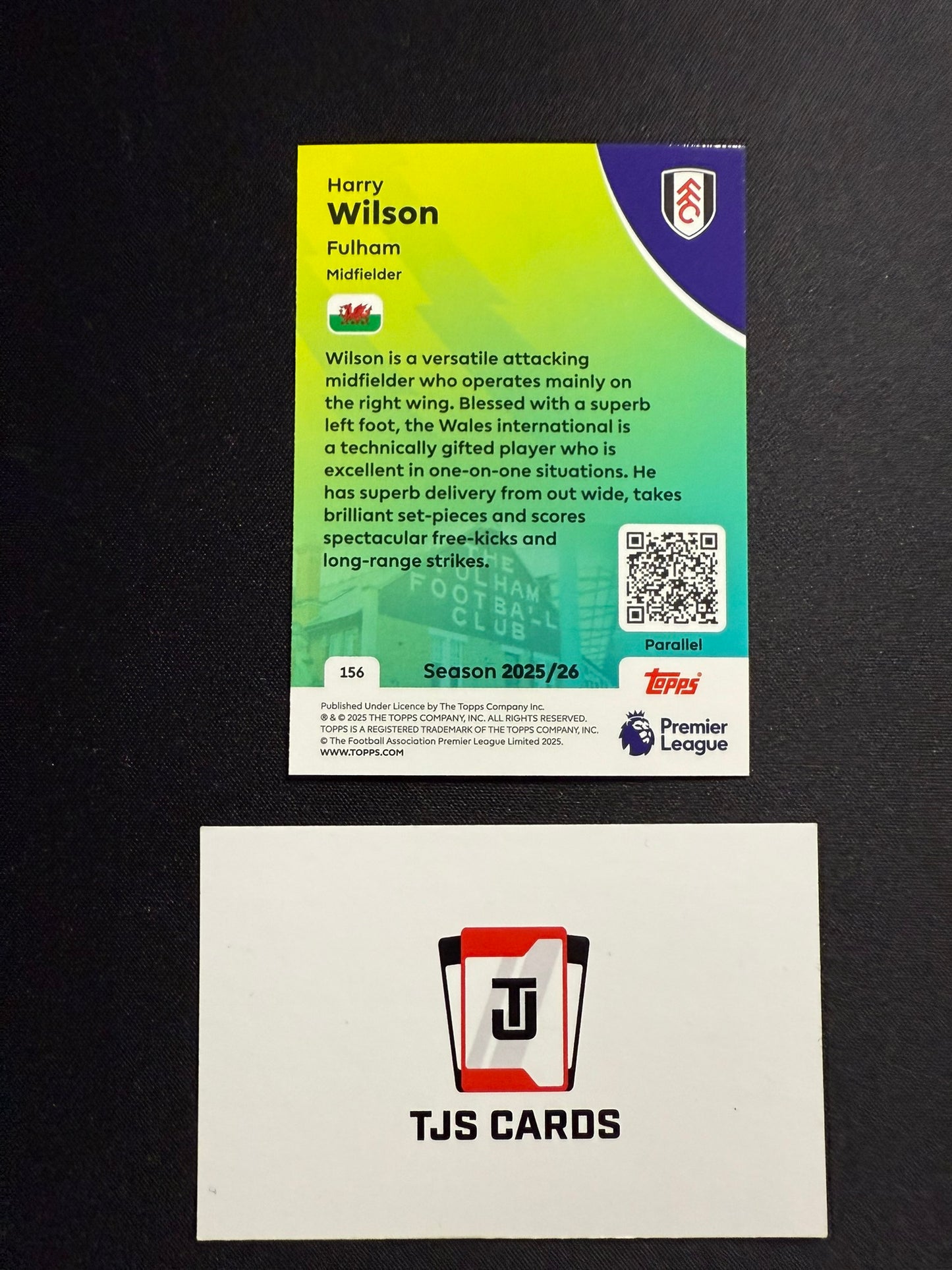 Harry Wilson - Yellow Mini-Diamond /299 - TOPPS Premier League 2025/26