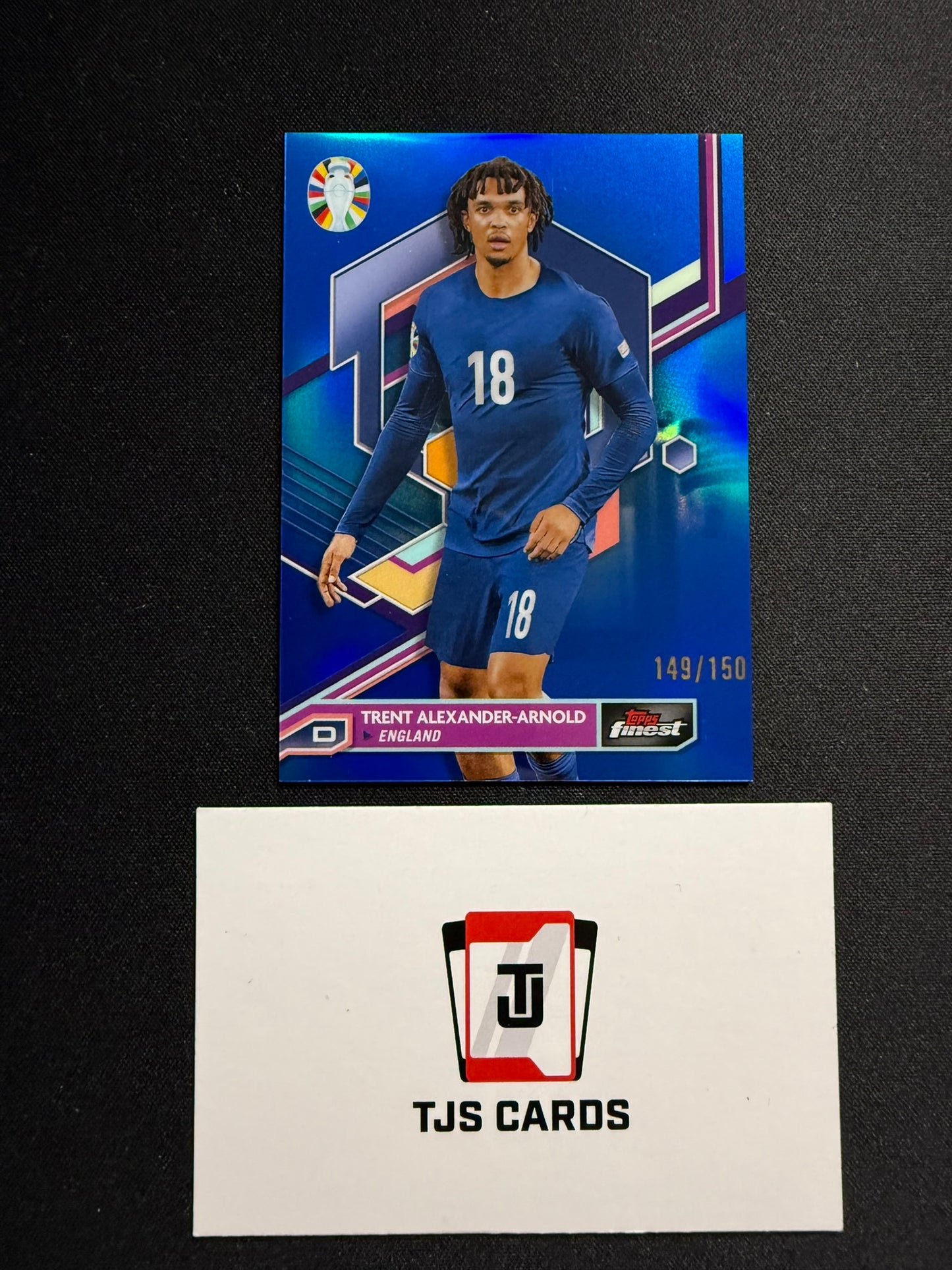 Trent Alexander-Arnold - Blue /150 - TOPPS Finest Road To Euro 2024