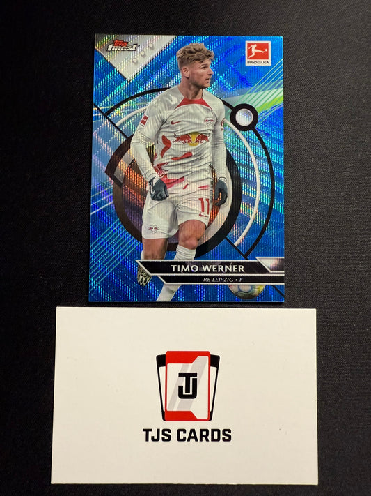 Timo Werner - Blue Wave /150 - TOPPS Bundesliga Finest 2022/23