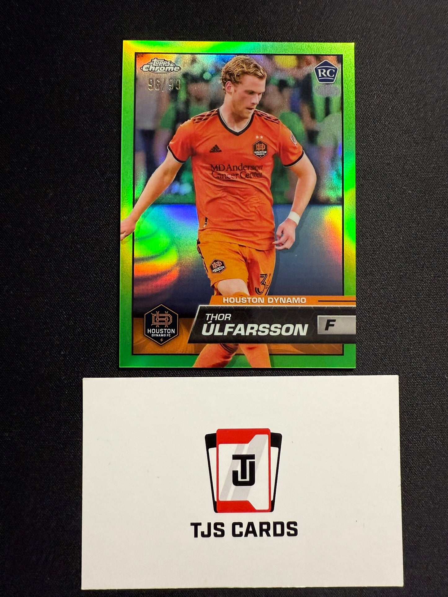 Thor Ulfarsson - Rookie Green /99 - TOPPS MLS Chrome 2023