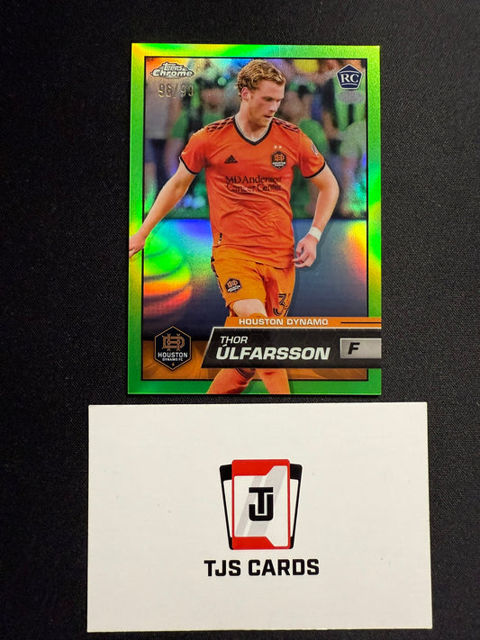 Thor Ulfarsson - Rookie Green /99 - TOPPS MLS Chrome 2023