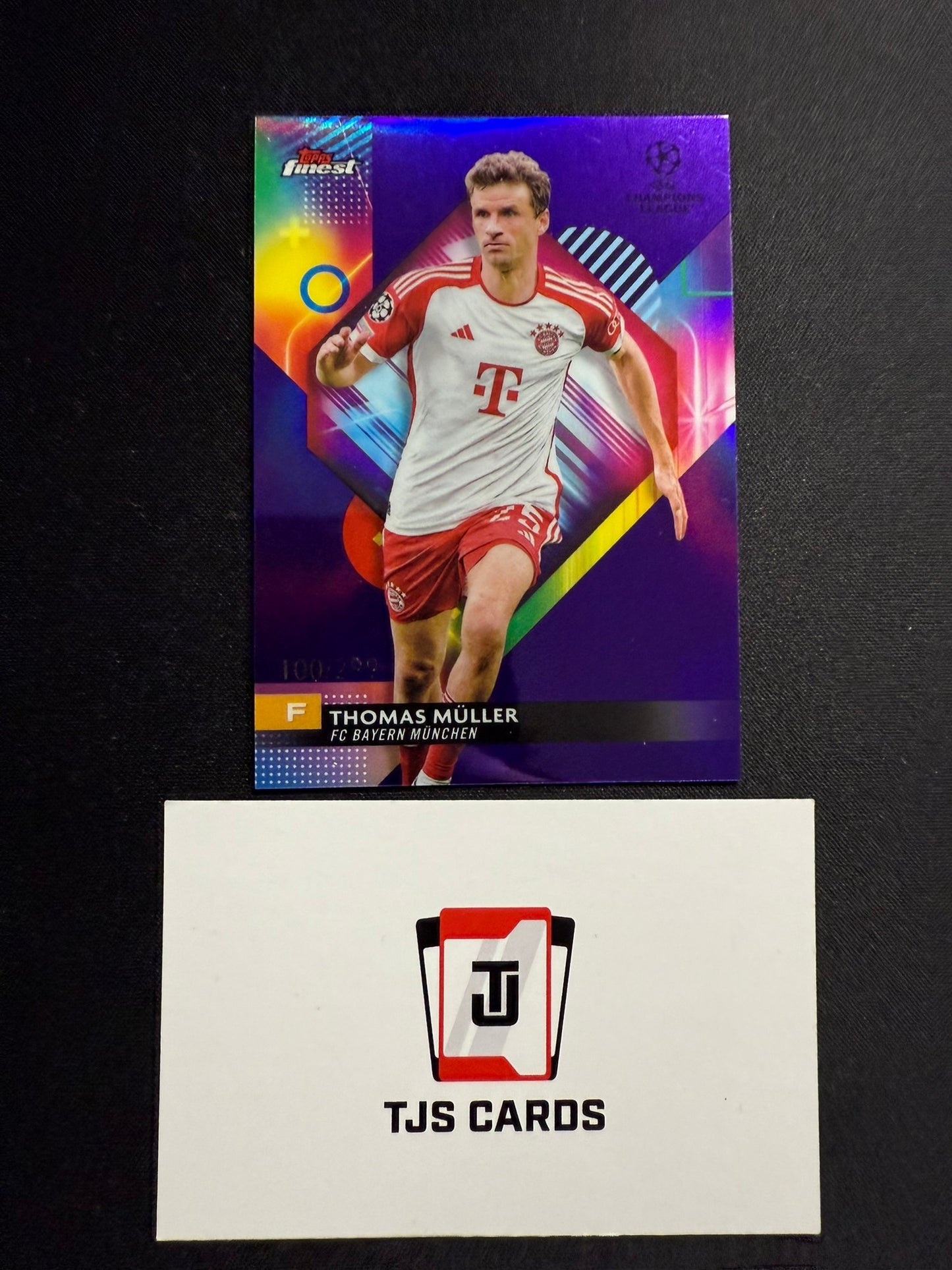 Thomas Muller - Purple /299 - TOPPS Finest UCC 2023/24