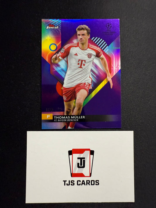 Thomas Muller - Purple /299 - TOPPS Finest UCC 2023/24
