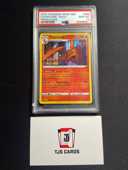 Charizard - PSA 10 - Stamped Vivid Voltage Black Star Promo SWSH066 - Pokemon