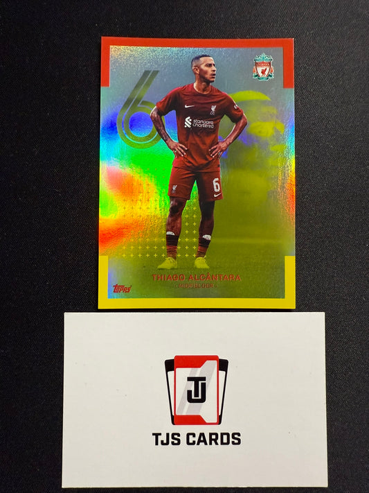 Thiago Alcantara - Gold /50 - TOPPS Liverpool Team Set 2022/23
