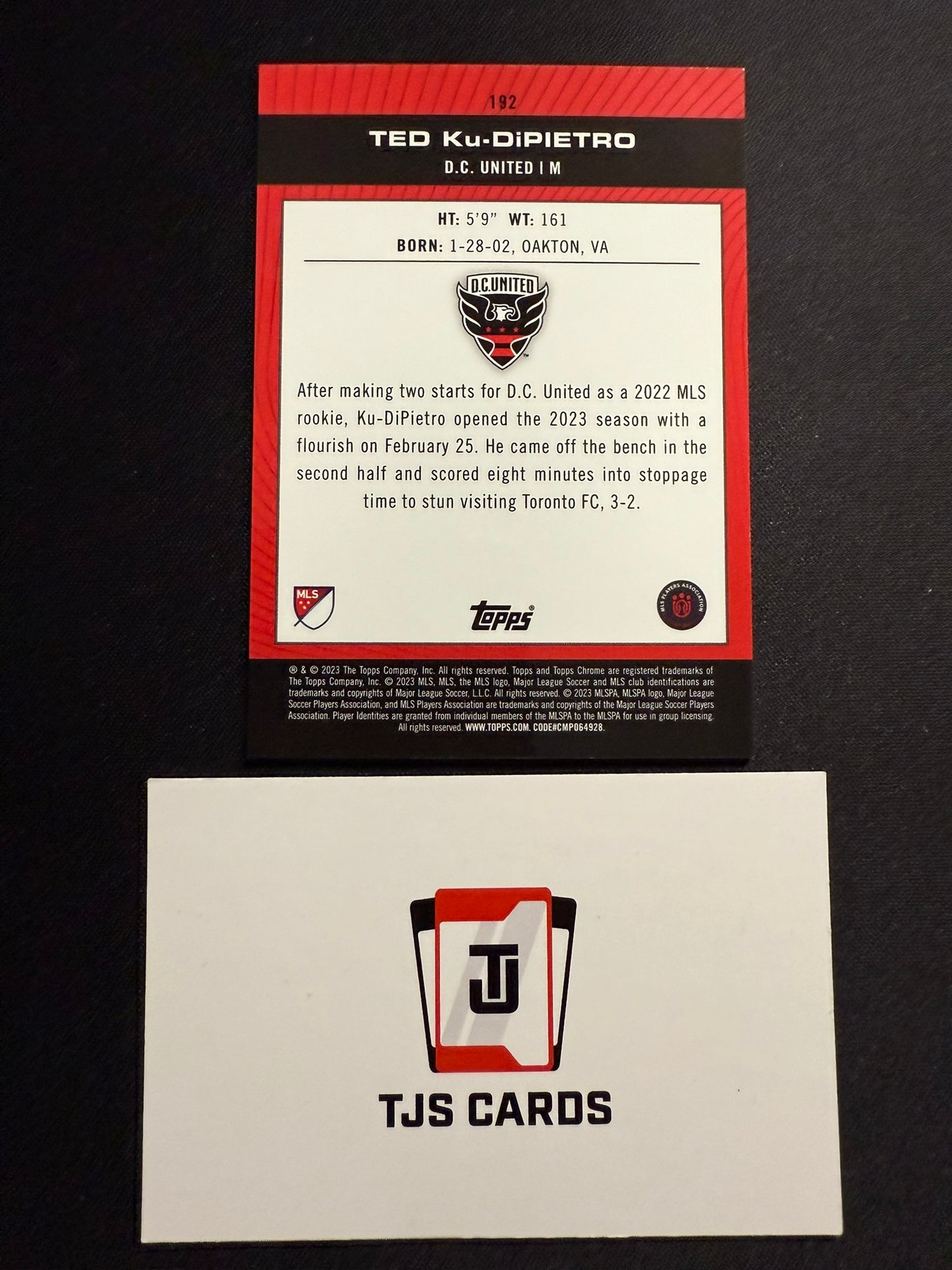 Ted Ku-DiPietro - Rookie Green Lava /99 - TOPPS MLS Chrome 2023