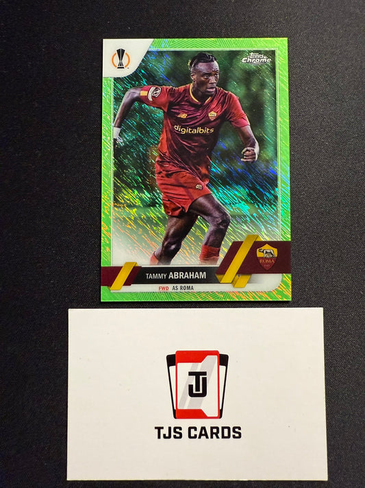 Tammy Abraham - Green Shimmer /399 - TOPPS Chrome UCC 2022/23