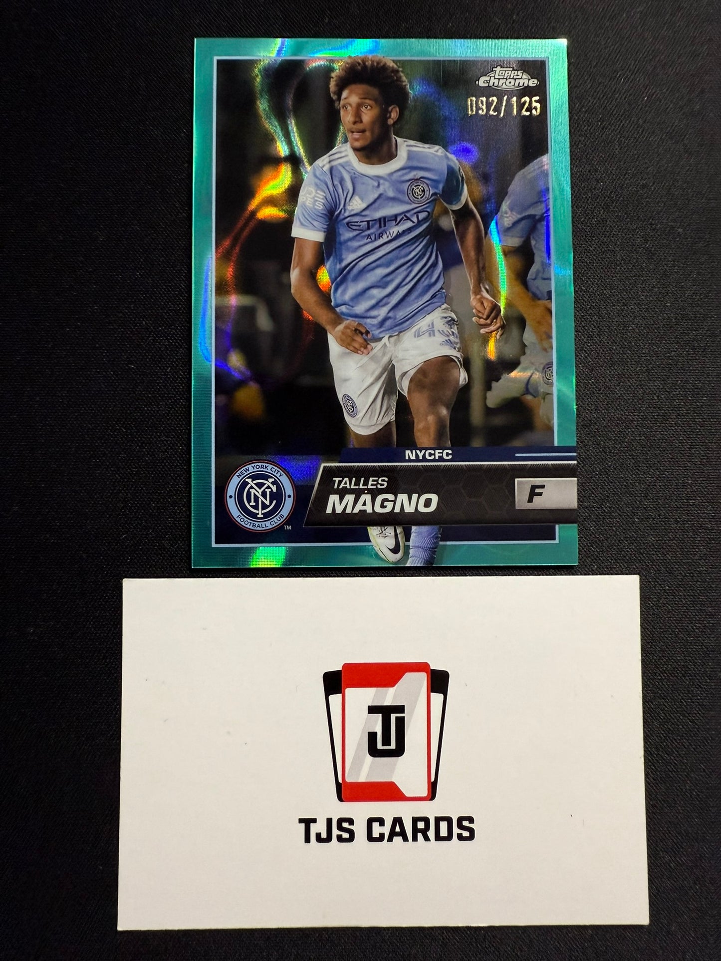 Talles Magno - Aqua Lava /125 - TOPPS MLS Chrome 2023