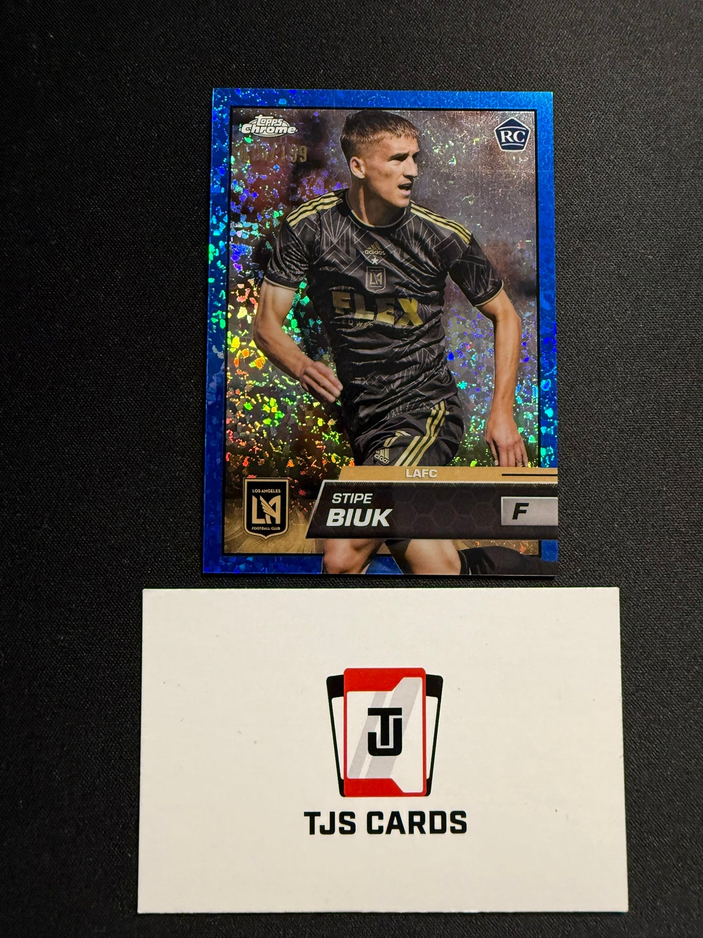 Stipe Biuk - Rookie Blue Mini-Diamond /199 - TOPPS MLS Chrome 2023