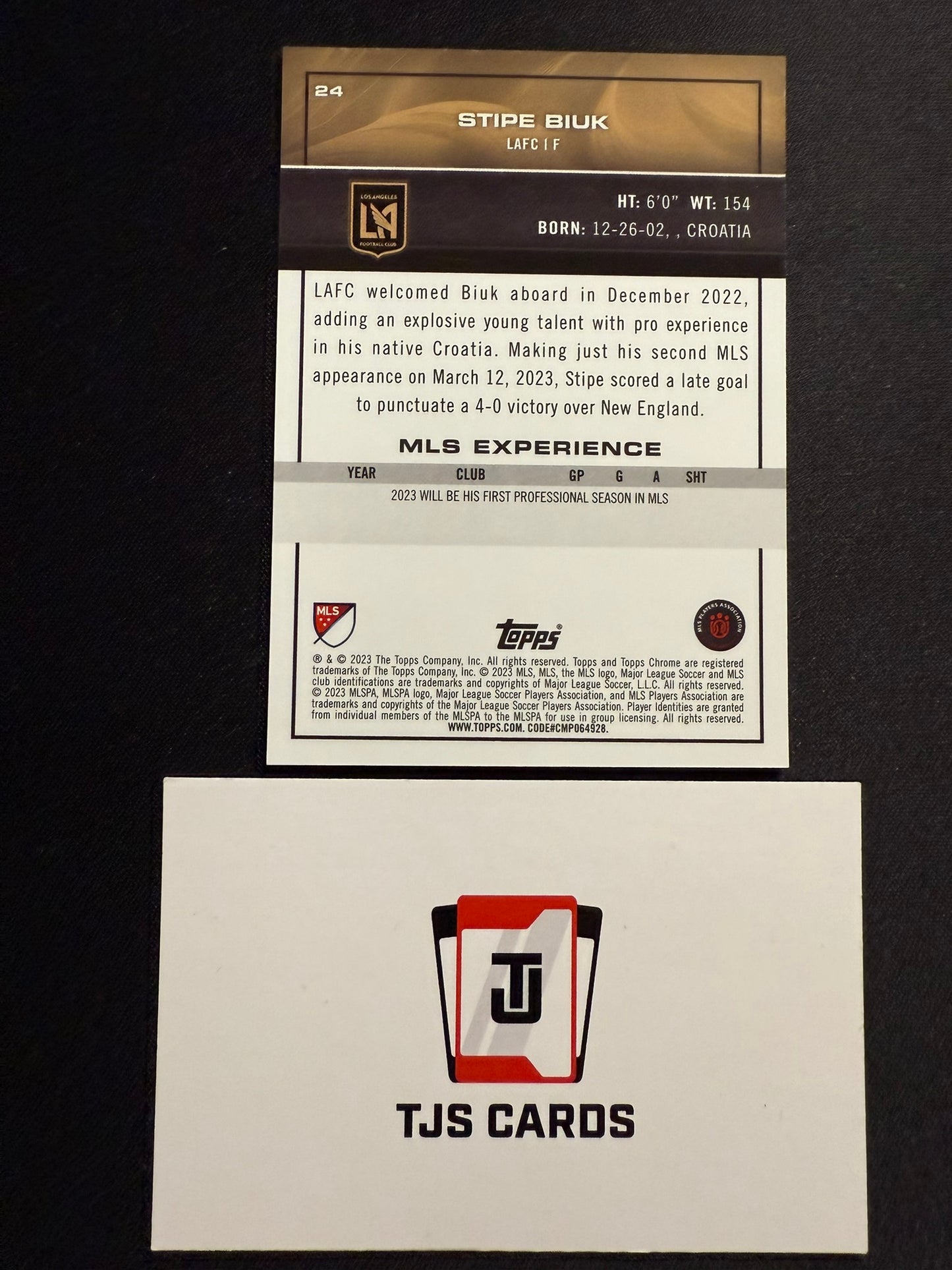 Stipe Biuk - Rookie Blue Mini-Diamond /199 - TOPPS MLS Chrome 2023