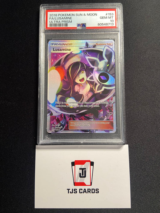 Lusamine - PSA 10 - Ultra Prism 153/156 - Pokemon