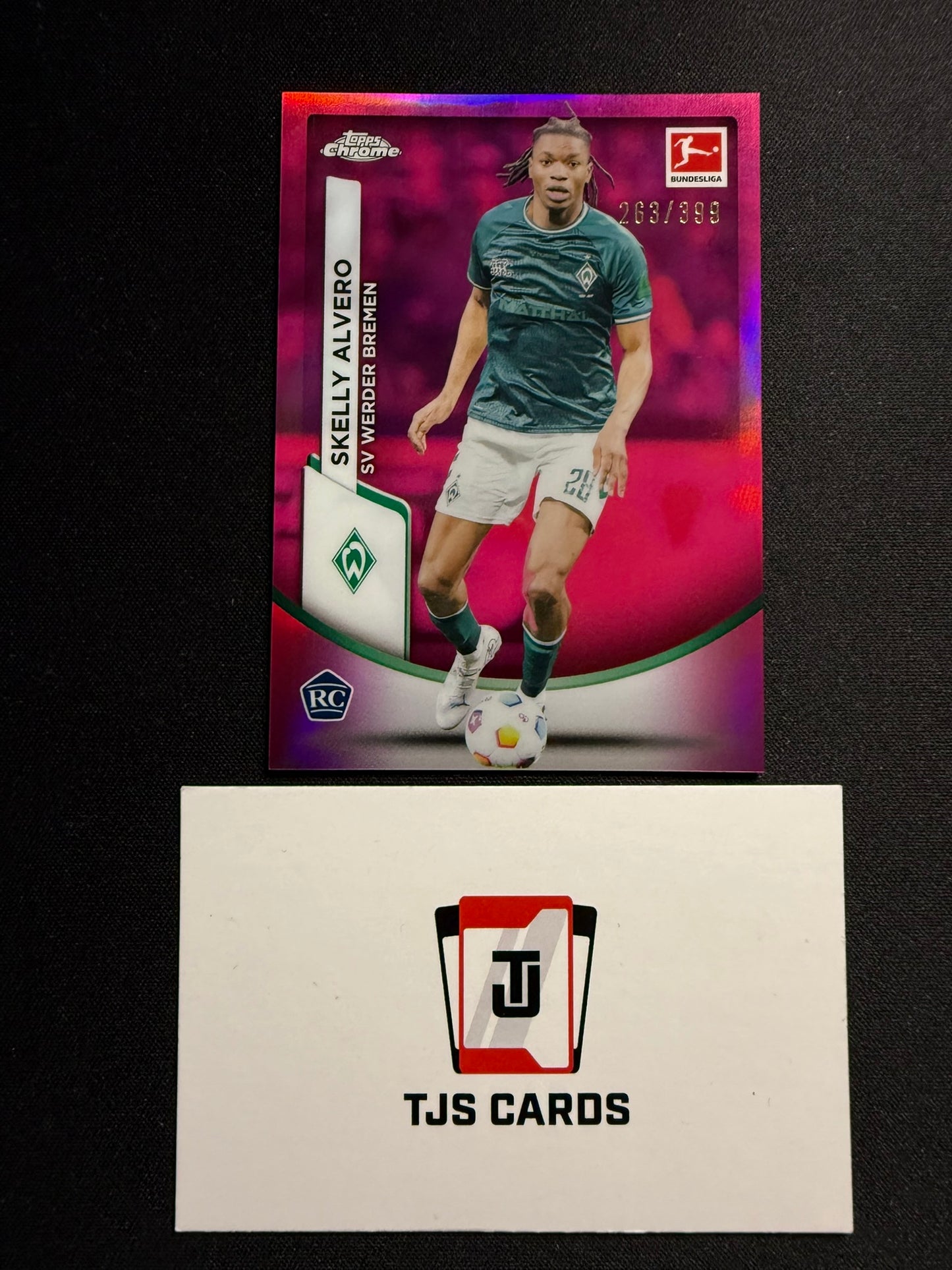 Skelly Alvero - Rookie Pink /399 - TOPPS Bundesliga Chrome 2023/24