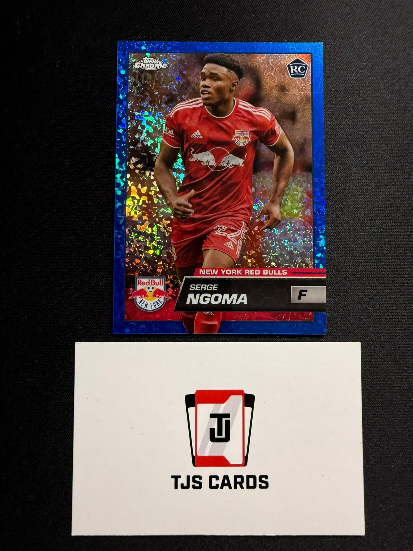 Serge Ngoma - Rookie Blue Mini-Diamond /199 - TOPPS MLS Chrome 2023