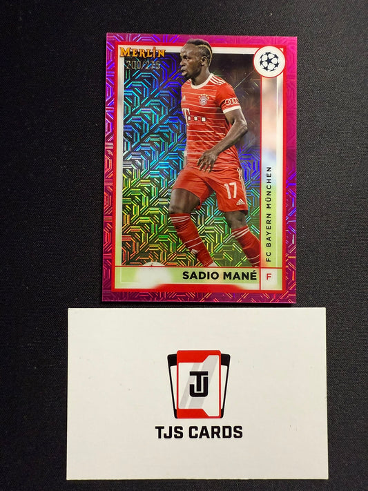 Sadio Mane - Pink Mojo /275 - TOPPS Merlin Chrome UCC 2022/23