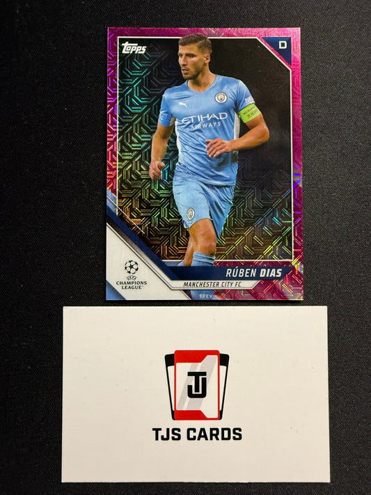 Ruben Dias - Pink Mojo /125 - TOPPS UCL Japan 2021/22