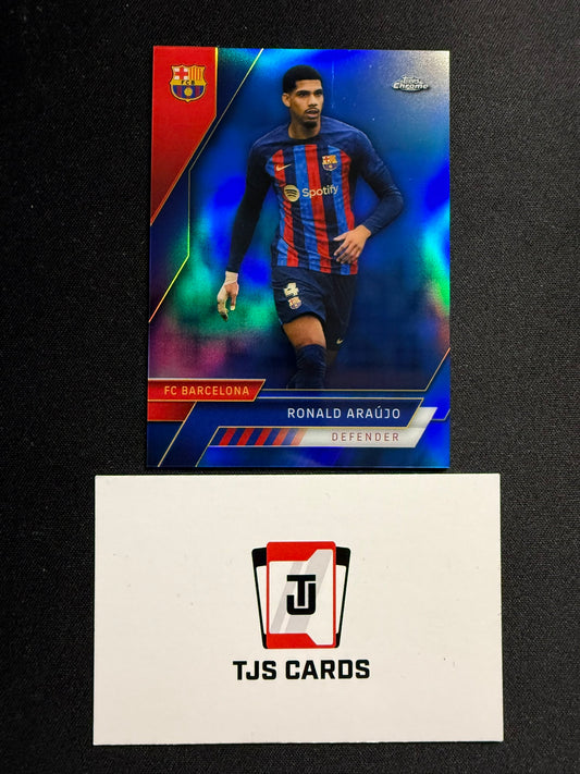 Ronald Araujo - Blue /75 - TOPPS Barcelona Chrome 2022/23