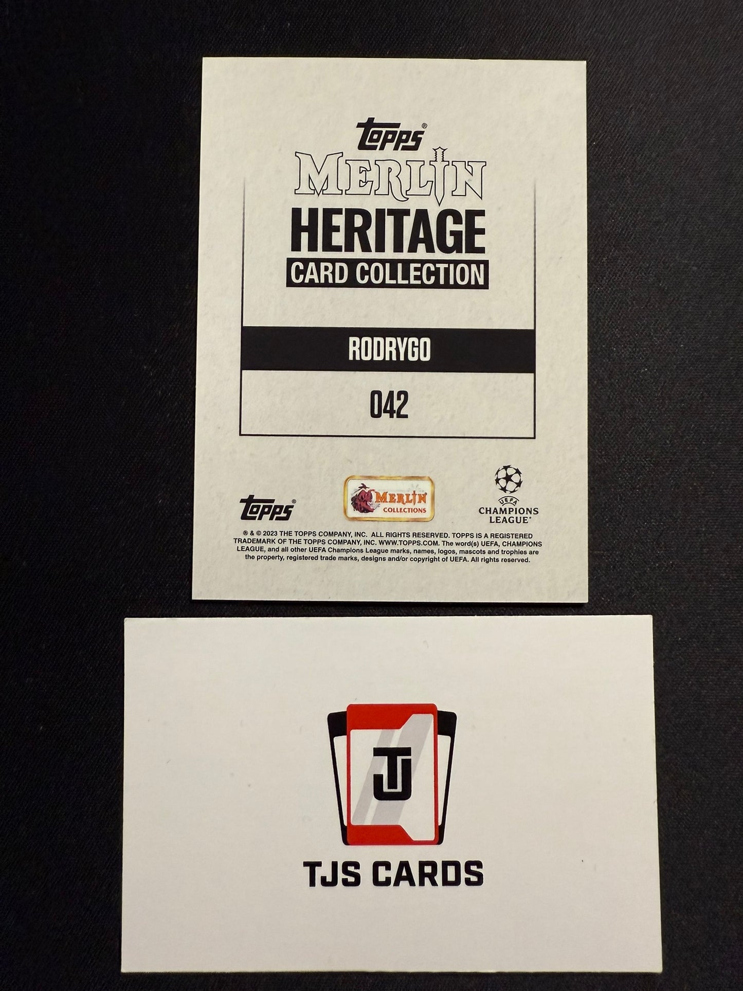 Rodrygo - Purple /99 - TOPPS Merlin Heritage UCC 2023/24