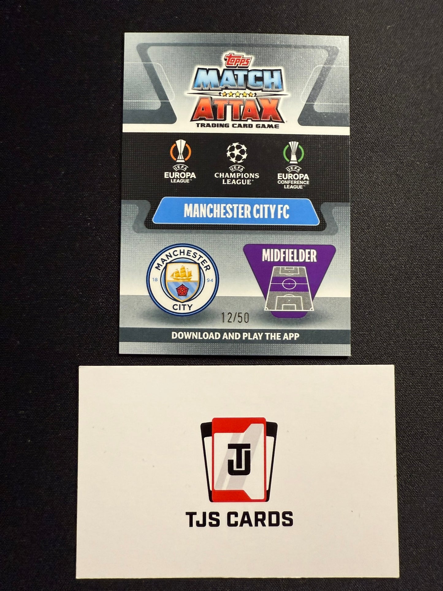 Riyad Mahrez - Gold /50 - TOPPS Match Attax Chrome 2021/22