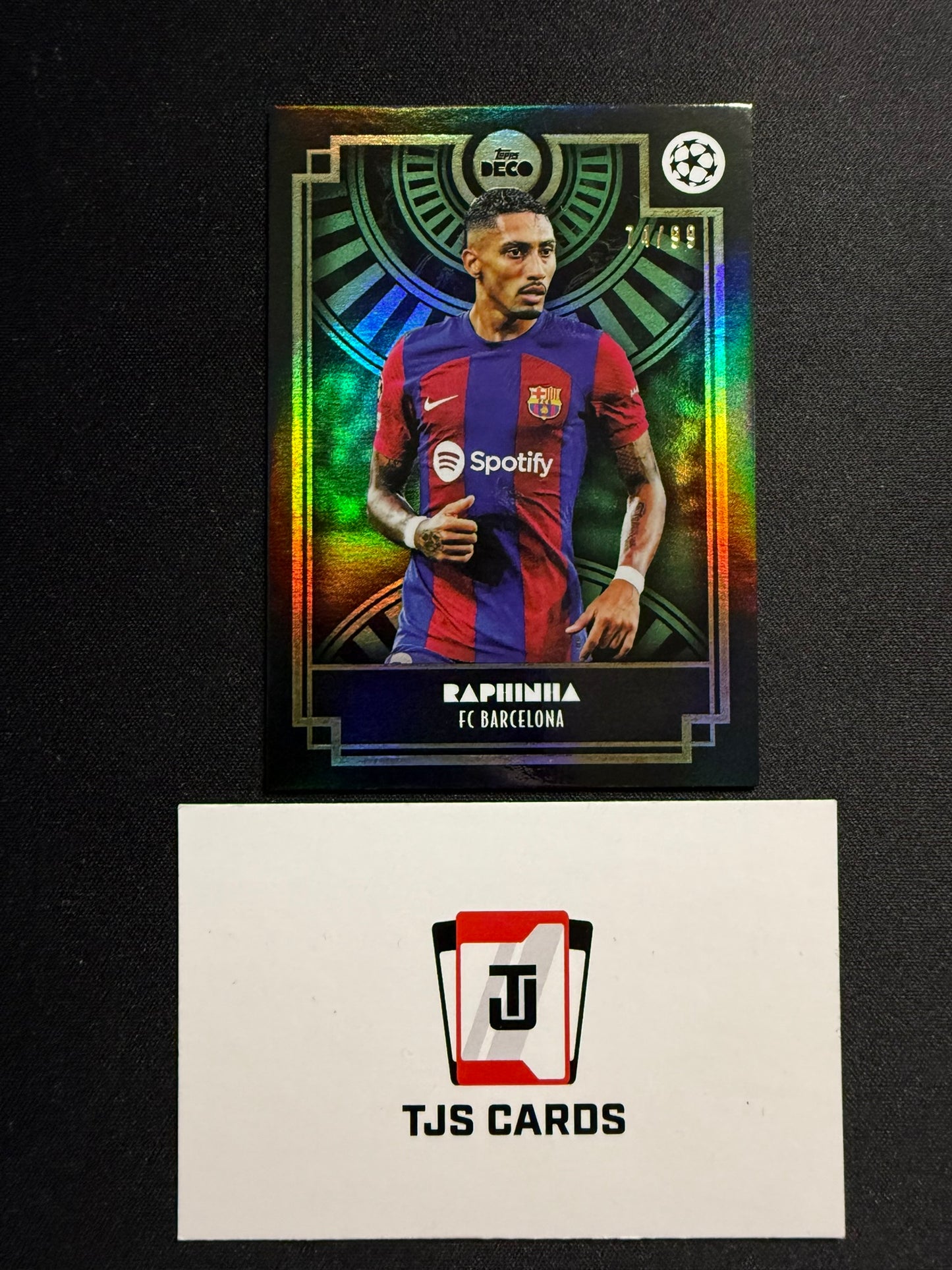 Raphinha - Green /99 - TOPPS Deco UCC 2022/23