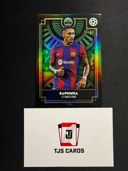 Raphinha - Green /99 - TOPPS Deco UCC 2022/23