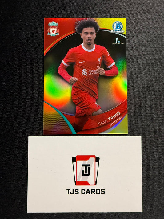 Ranel Young - 1st Bowman Yellow /75 - TOPPS Liverpool Chrome 2023/24