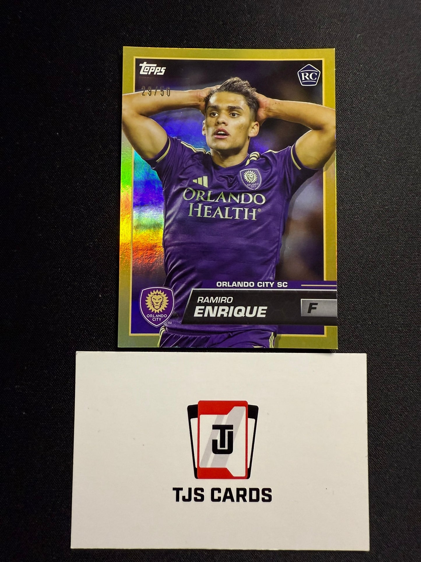 Ramiro Enrique - Rookie Gold /50 - TOPPS MLS 2023