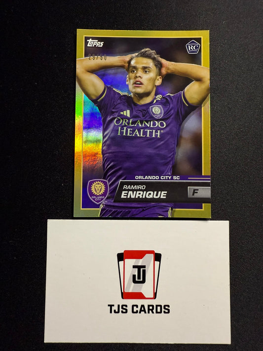 Ramiro Enrique - Rookie Gold /50 - TOPPS MLS 2023