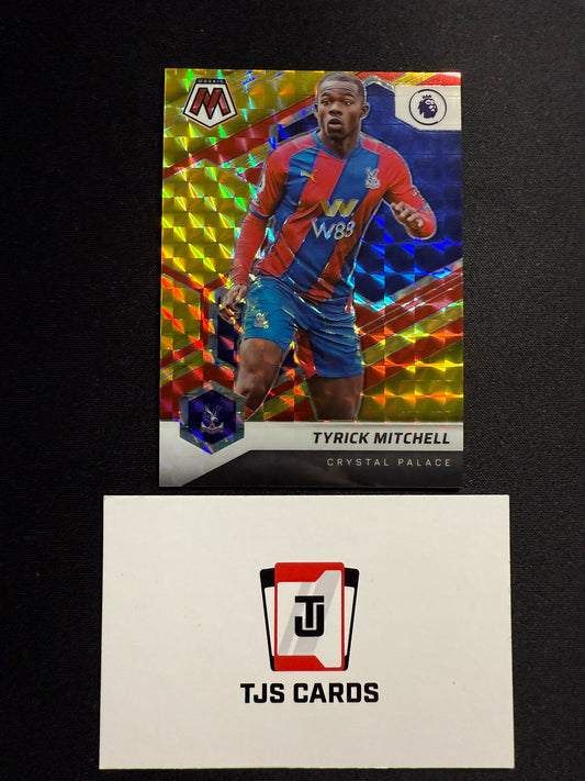 Tyrick Mitchell - Red & Gold /88 - Panini Mosaic Premier League 2021/22