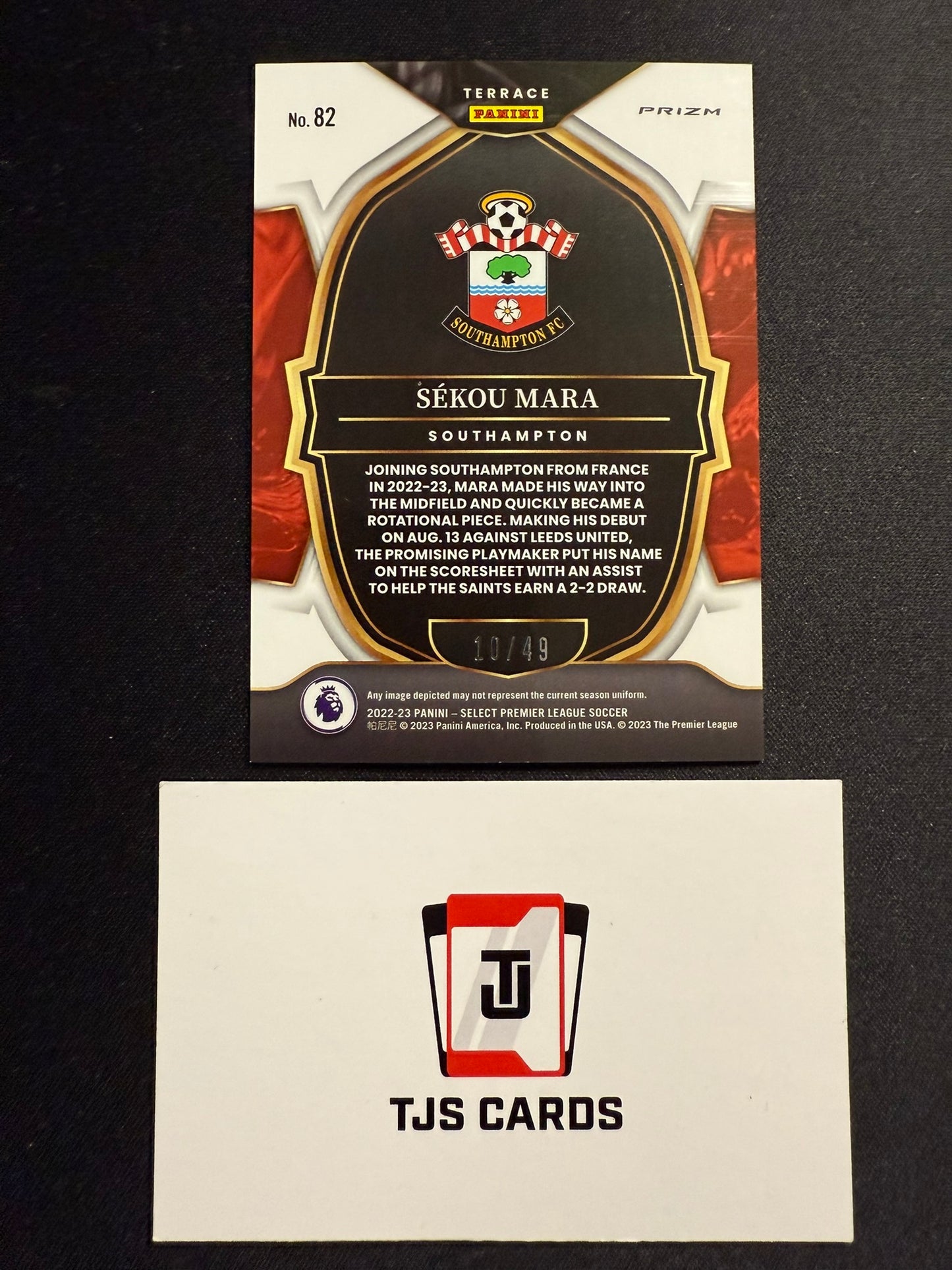 Sekou Mara - Rookie Tie-Dye /49 - Panini Select Premier League 2022/23