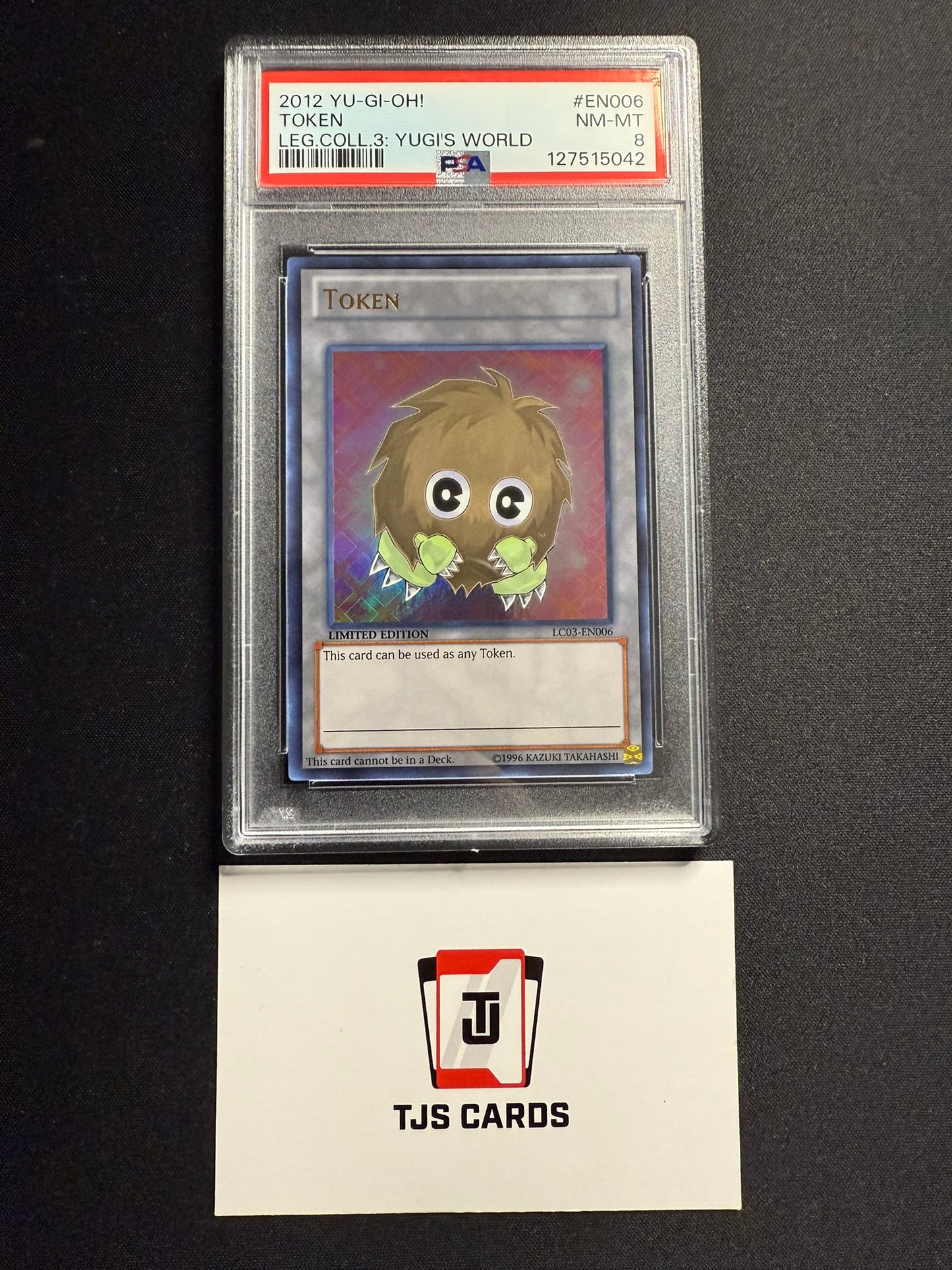 Token (Kuriboh) - PSA 8 - Ultra Rare Limited Edition LC03-EN006 - YuGiOh