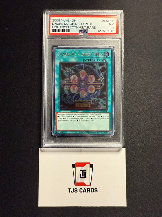 Dangerous Machine Type-6 - PSA 7 - Ultimate Rare LODT-EN096 - YuGiOh