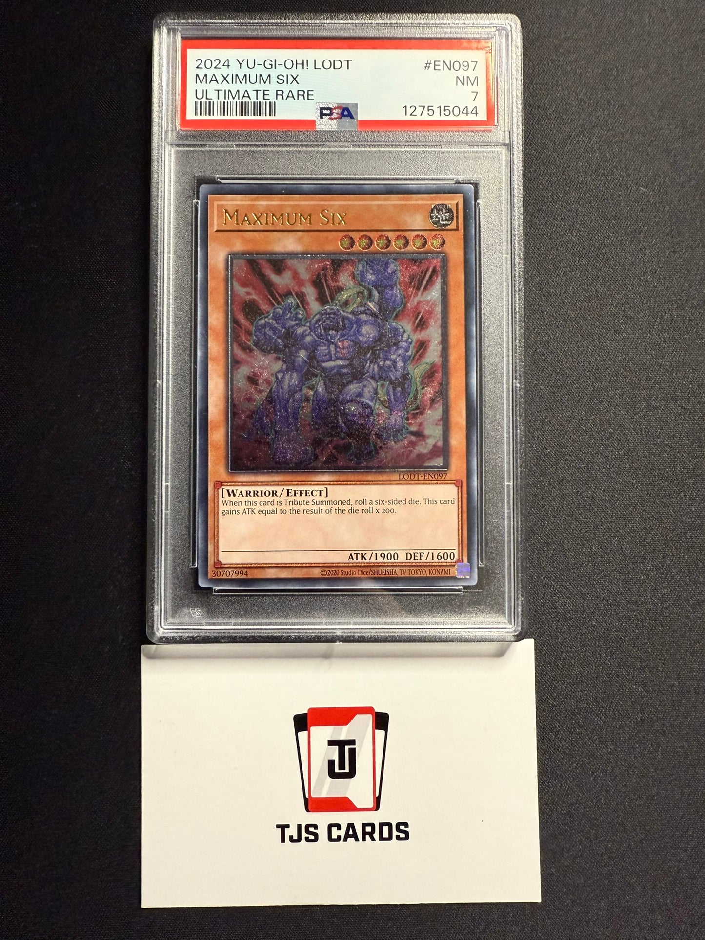 Maximum Six - PSA 7 - Ultimate Rare LODT-EN097 - YuGiOh