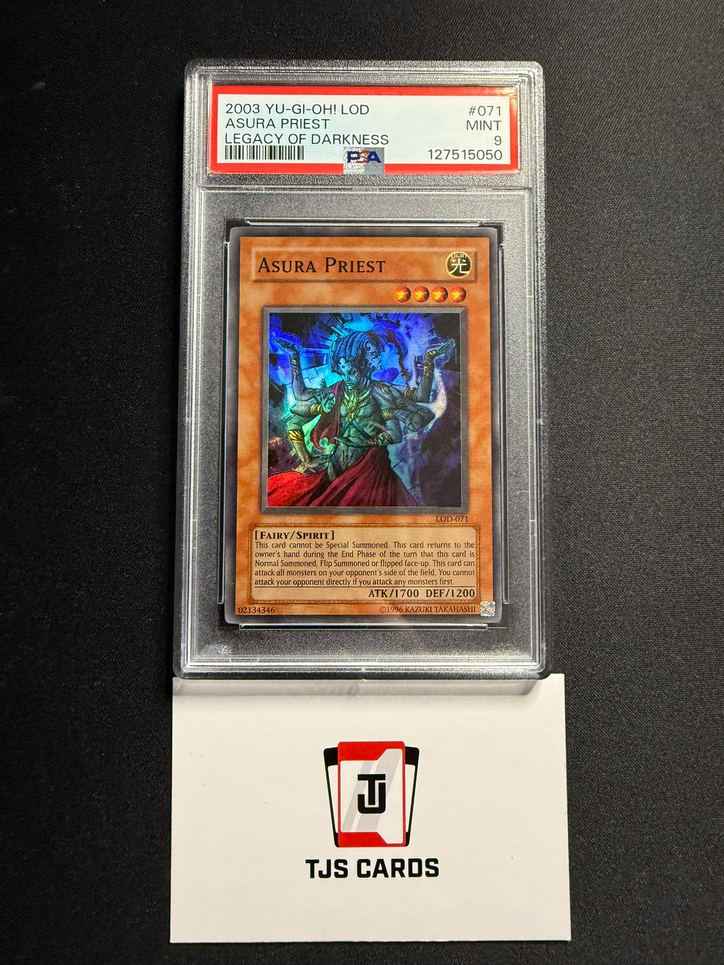 Asura Priest - PSA 9 - Super Rare LOD-071 - YuGiOh