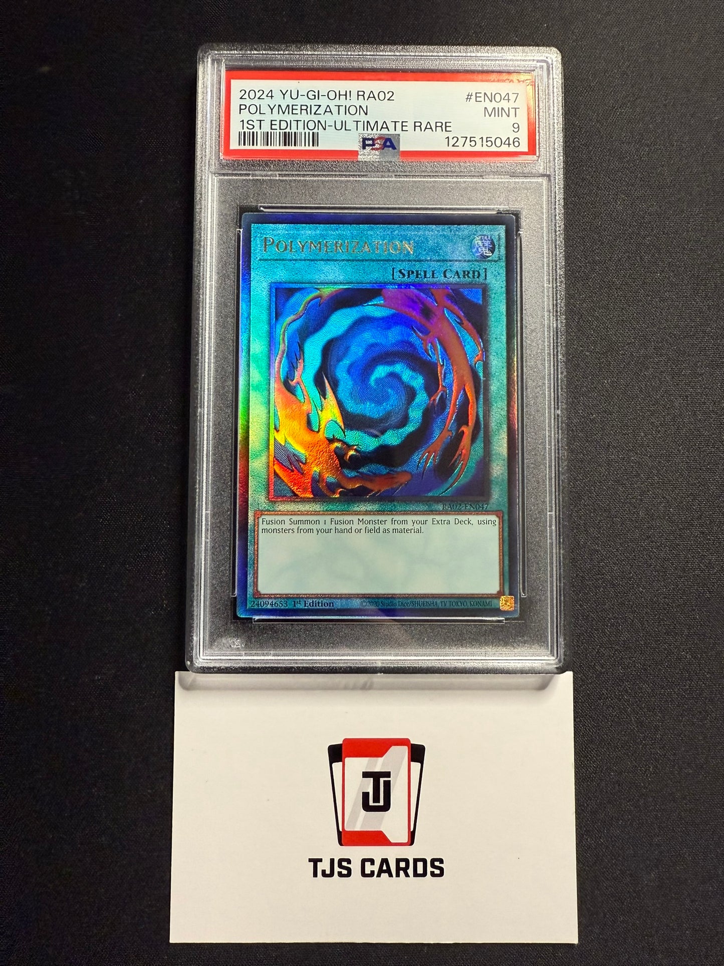 Polymerization - PSA 9 - Ultimate Rare 1st Edition RA02-EN047 - YuGiOh