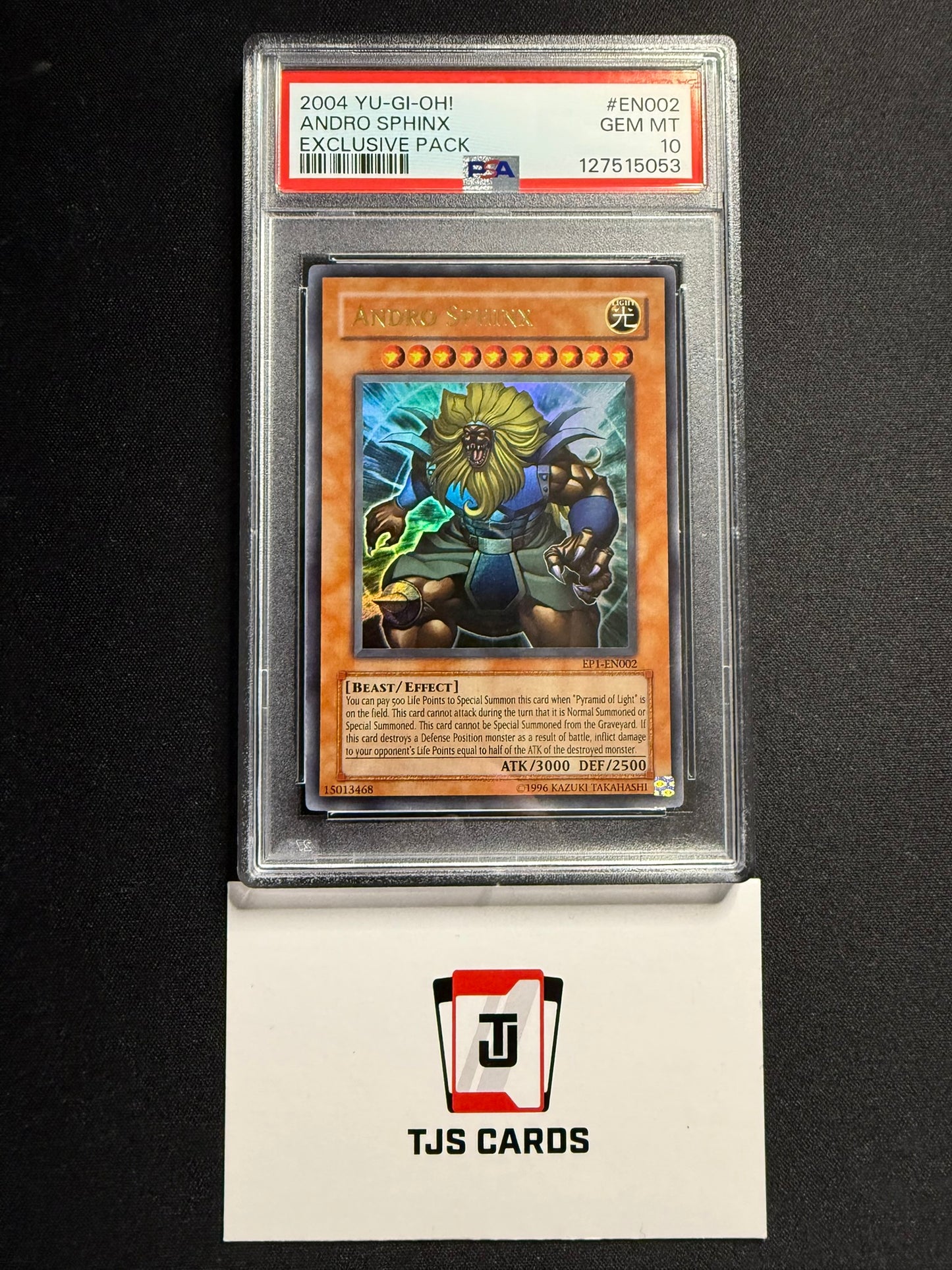 Andro Sphinx - PSA 10 - Ultra Rare EP1-EN002 - YuGiOh
