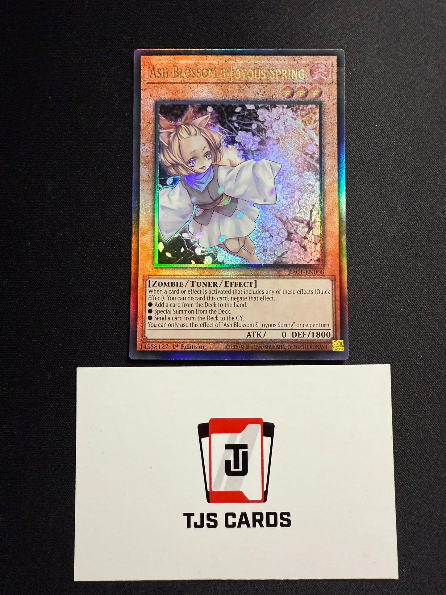 Ash Blossom & Joyous Spring - Ultimate Rare 1st Edition RA01-EN008 - YuGiOh