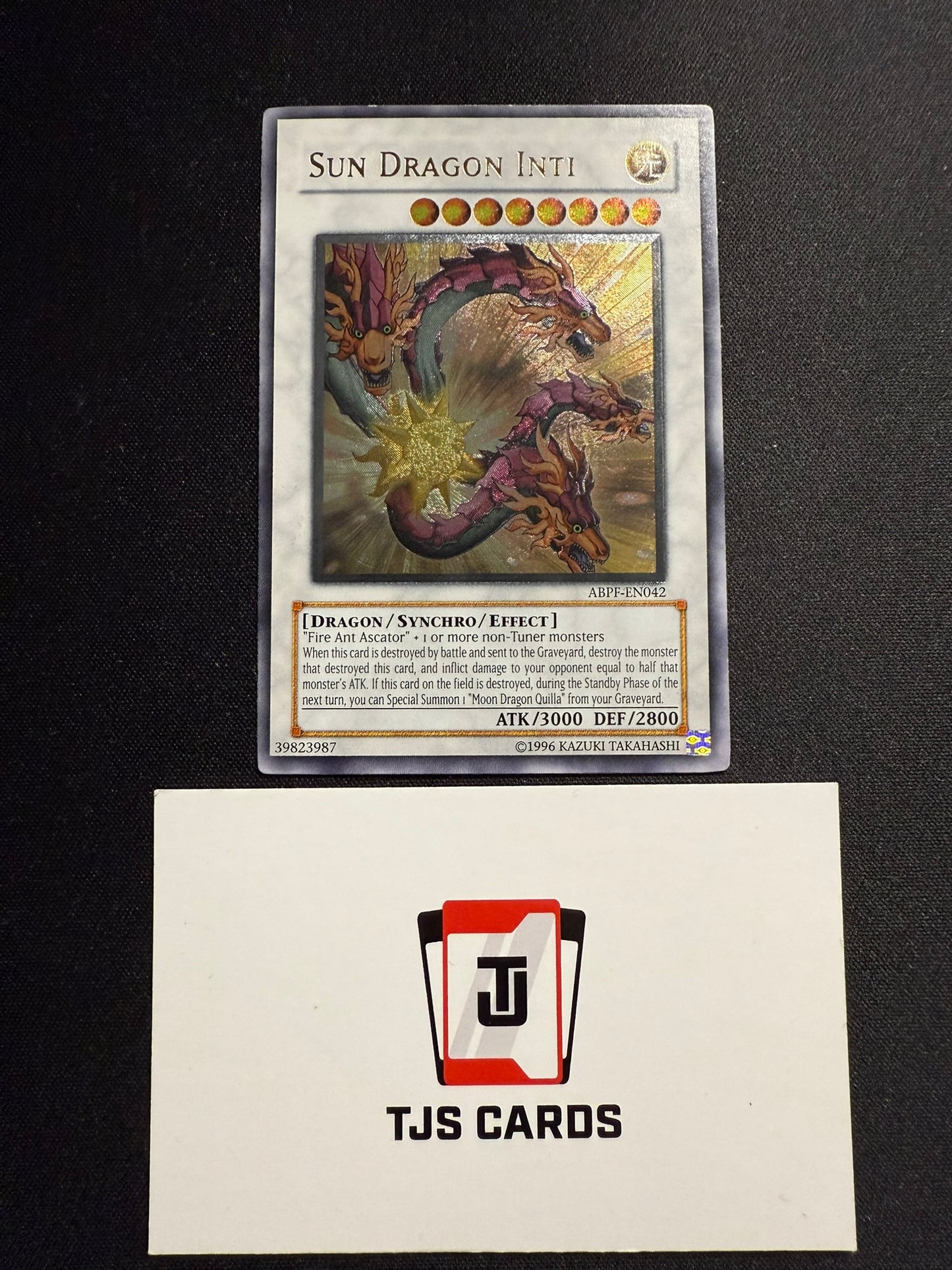 Sun Dragon Inti - Ultimate Rare ABPF-EN042 - LP - YuGiOh