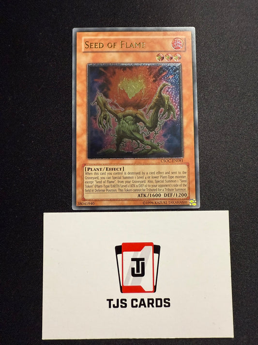 Seed Of Flame - Ultimate Rare CSOC-EN081 - LP - YuGiOh