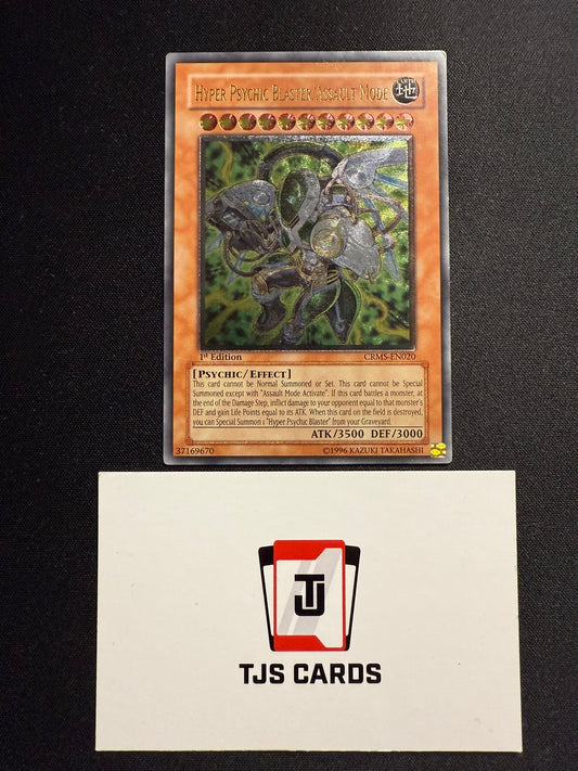 Hyper Psychic Blaster/Assault Mode - Ultimate Rare 1st Edition CRMS-EN020 - LP - YuGiOh