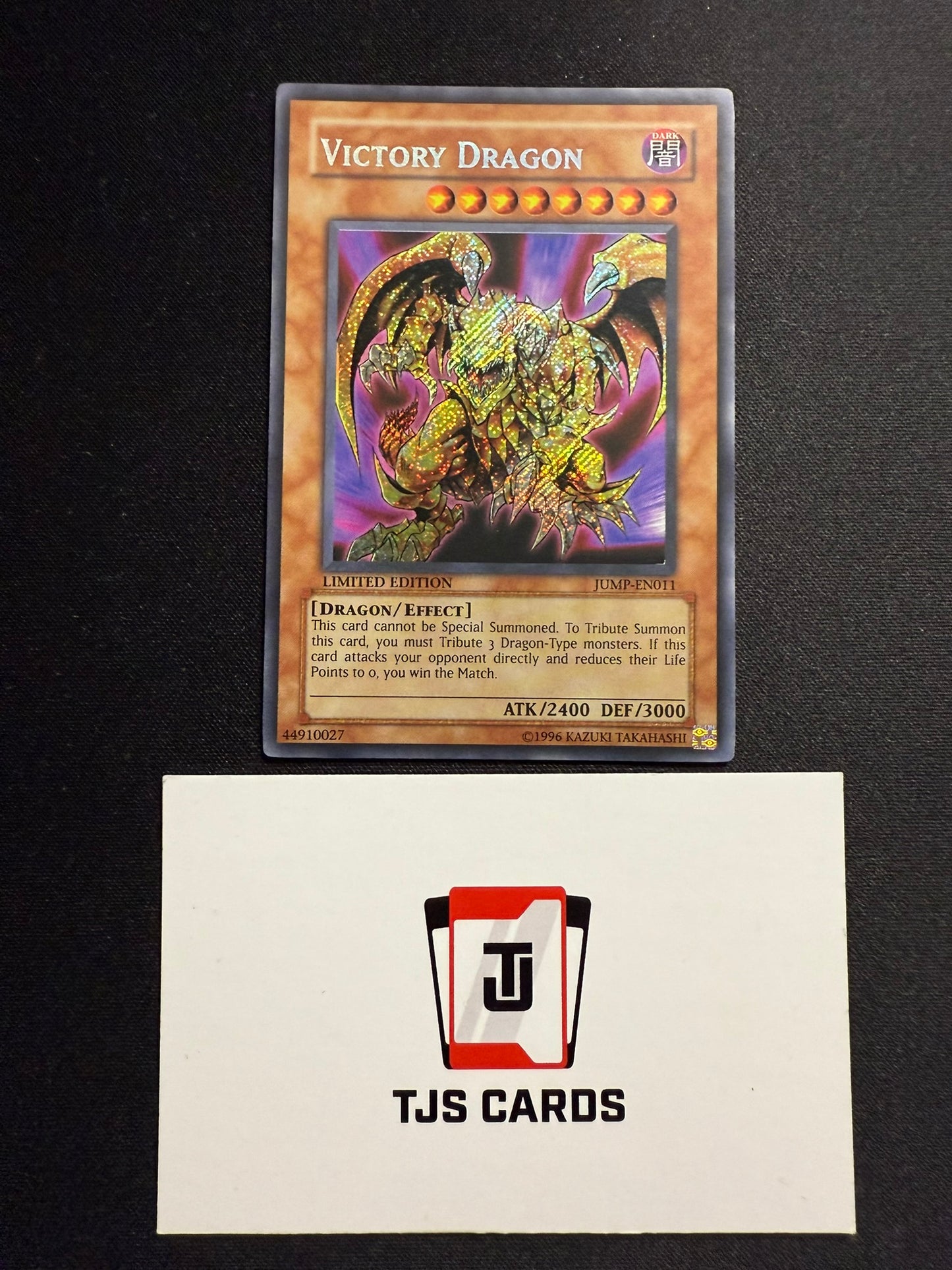Victory Dragon - Secret Rare Limited Edition JUMP-EN011 - LP - YuGiOh