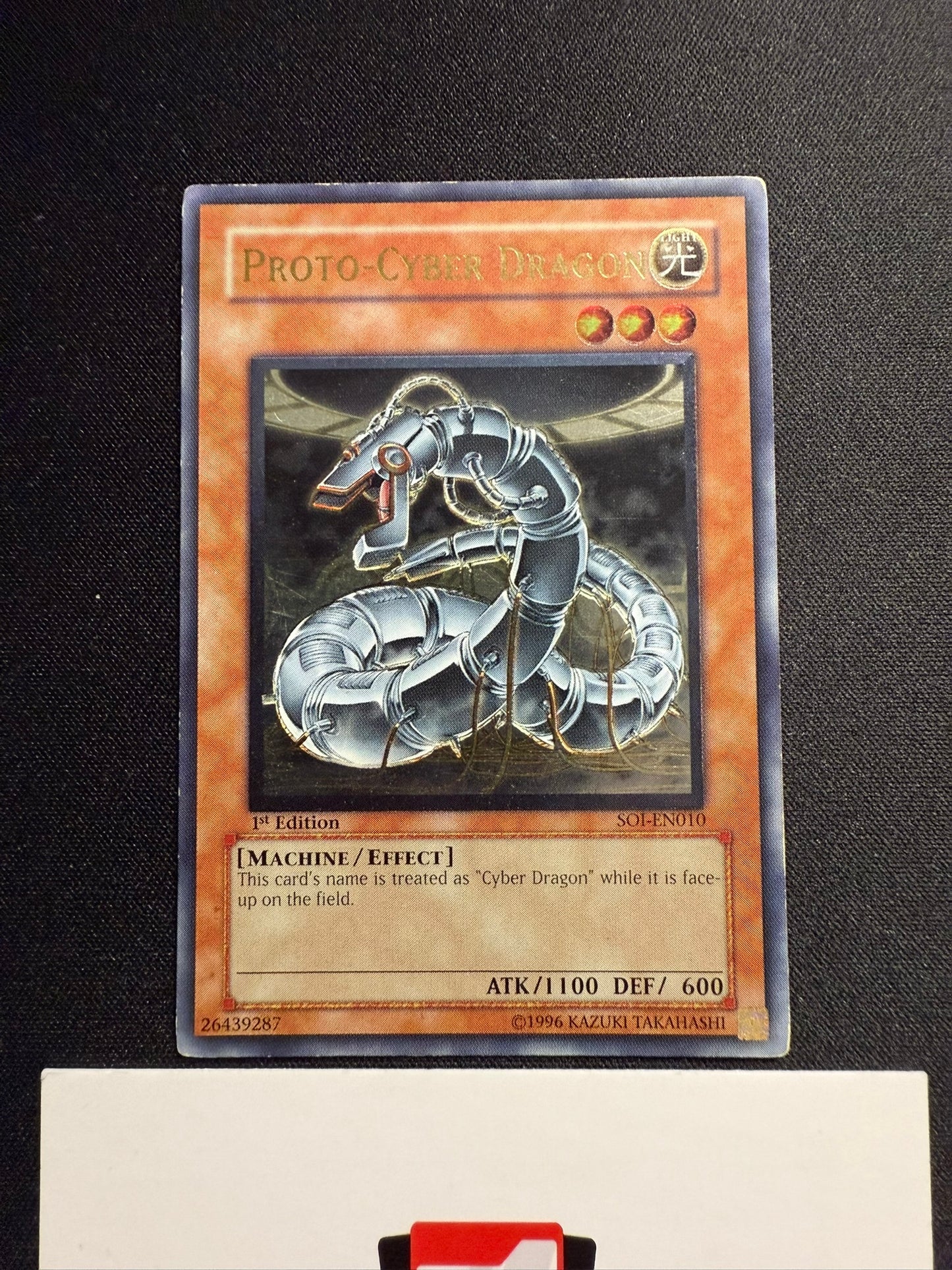 Proto-Cyber Dragon - Ultimate Rare 1st Edition SOI-EN010 - MP - YuGiOh