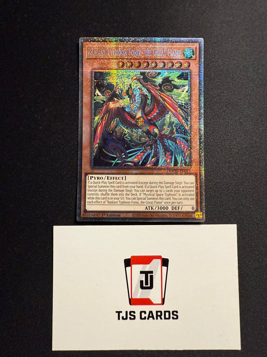 Radiant Typhoon Fonix, The Great Flame - Starlight Rare DOOD-EN017 - YuGiOh