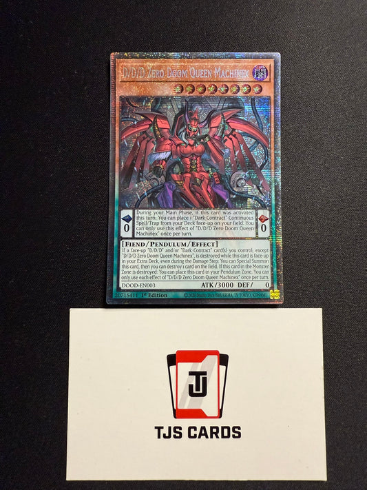 D/D/D Zero Doom Queen Machinex - Starlight Rare DOOD-EN003 - YuGiOh
