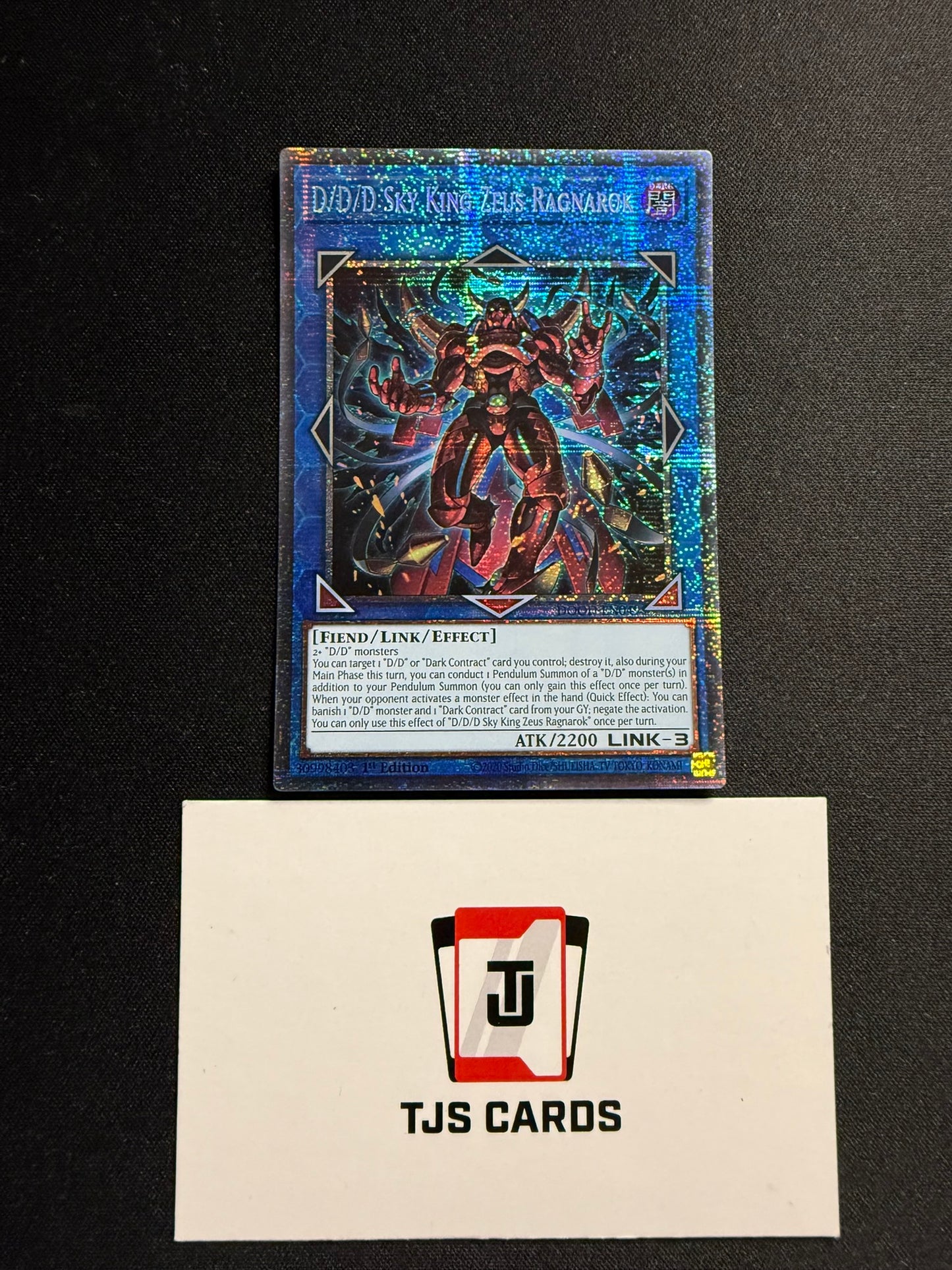 D/D/D Sky King Zeus Ragnarok - Starlight Rare DOOD-EN049 - YuGiOh