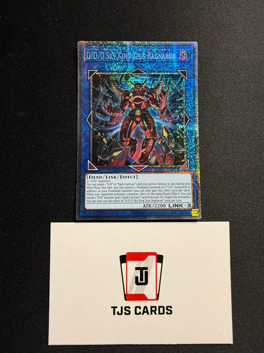 D/D/D Sky King Zeus Ragnarok - Starlight Rare DOOD-EN049 - YuGiOh
