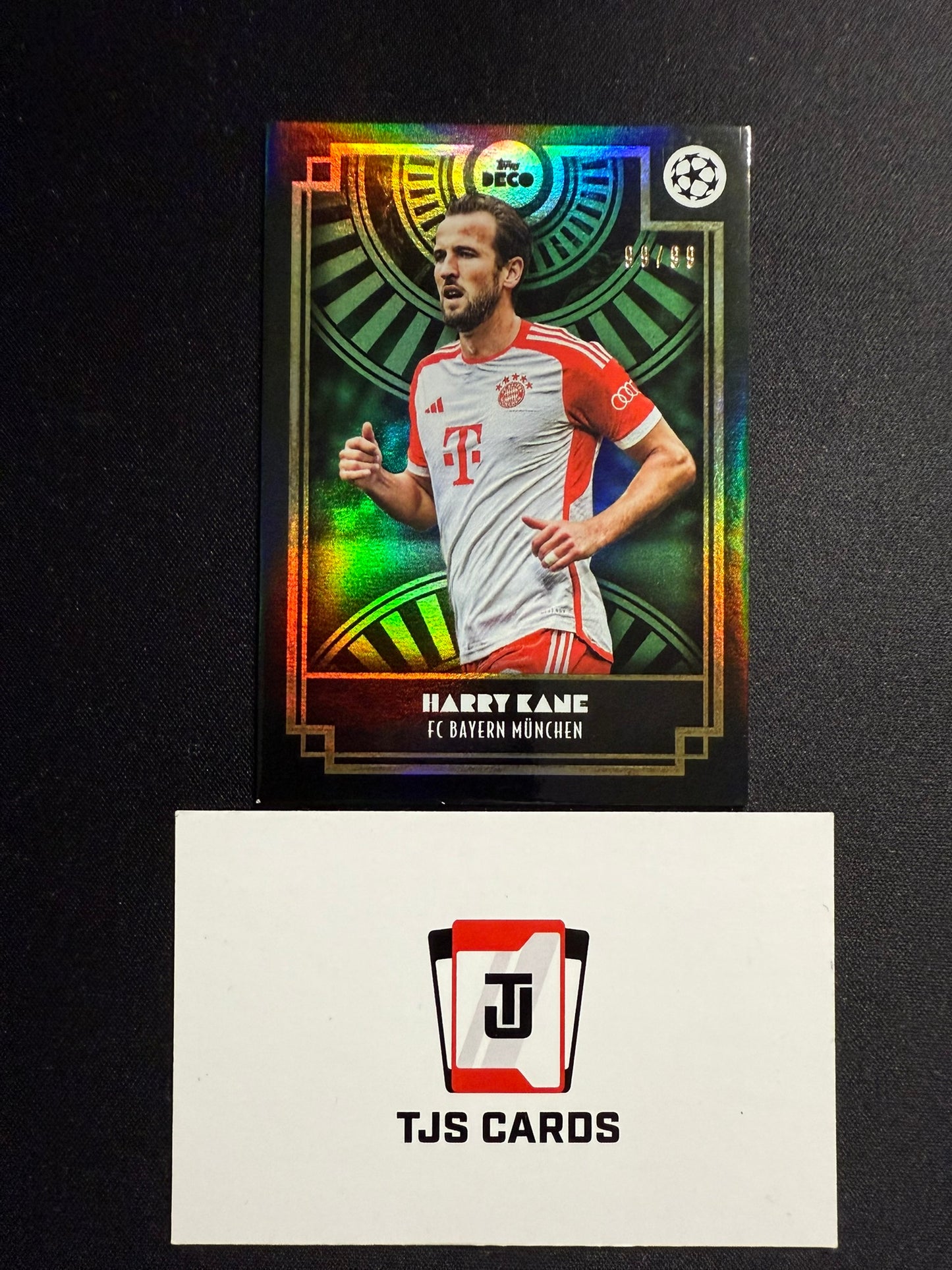 Harry Kane - Green 99/99 - TOPPS Deco UCC 2023/24