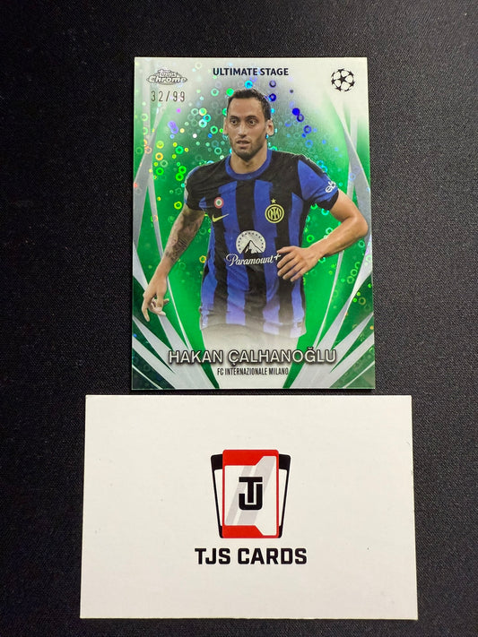 Hakan Calhanoglu - Ultimate Stage Green /99 - TOPPS UCC 2023/24