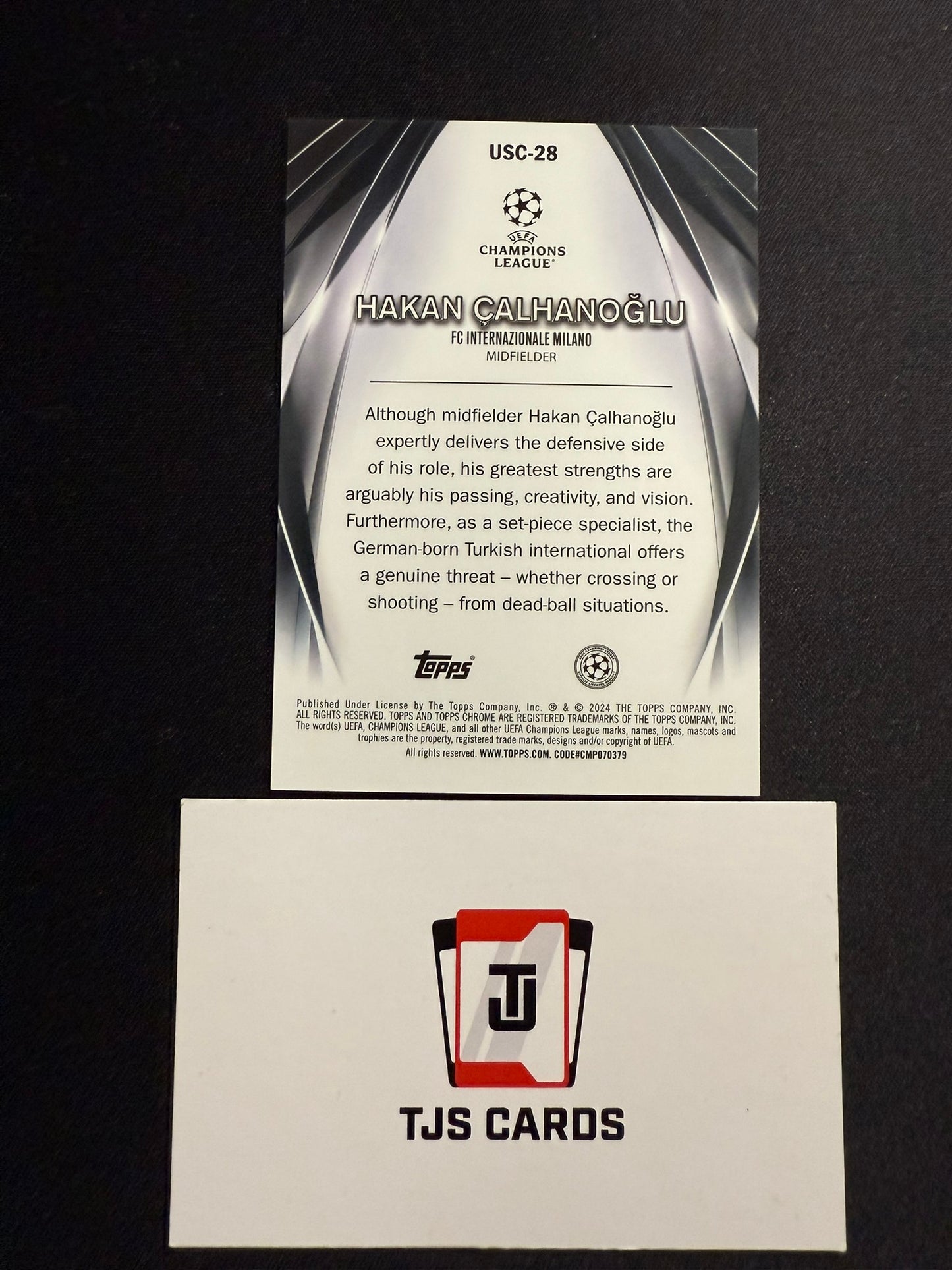 Hakan Calhanoglu - Ultimate Stage Green /99 - TOPPS UCC 2023/24