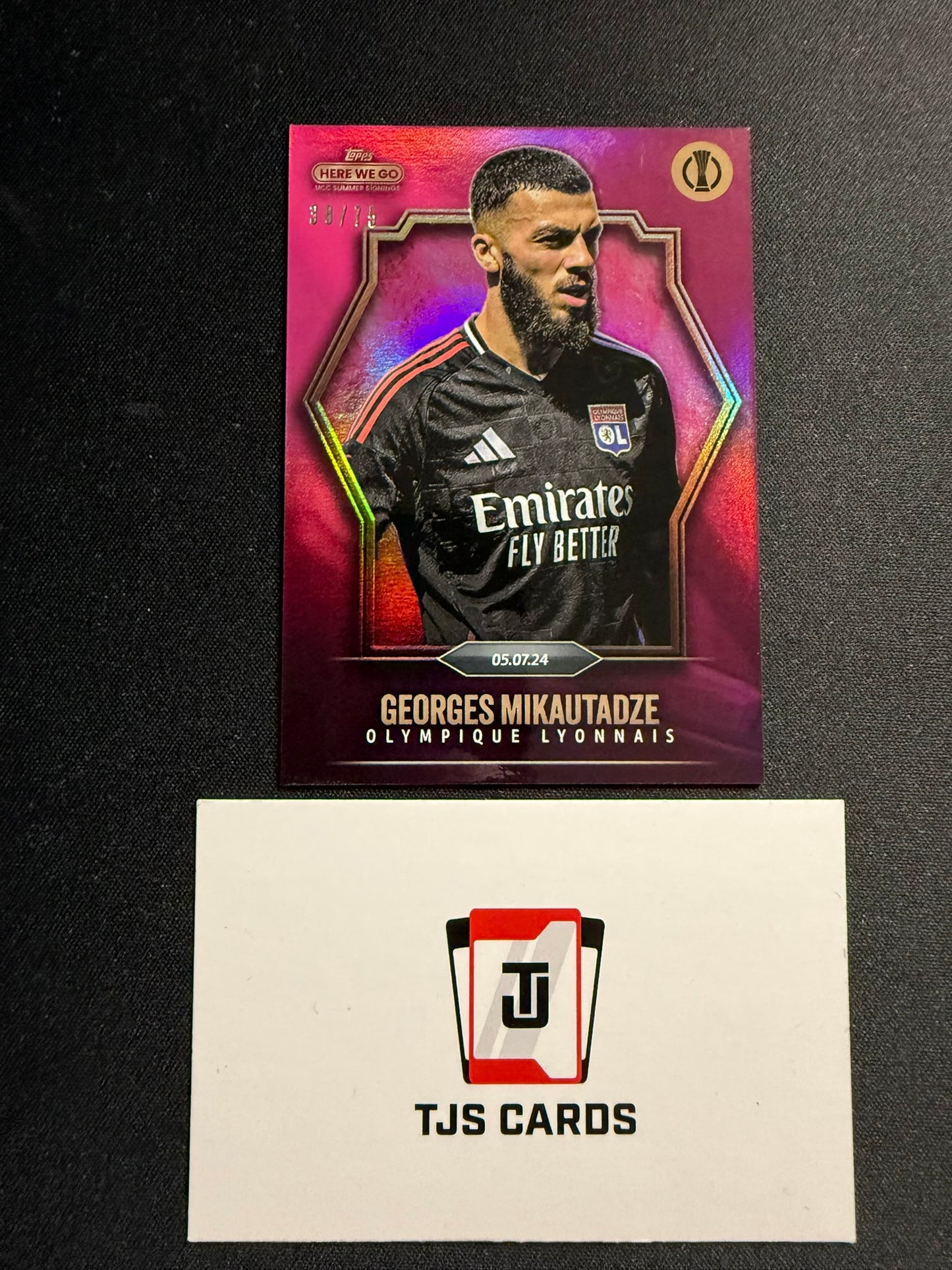Georges Mikautadze - Pink /75 - TOPPS Summer Signings 2023/24