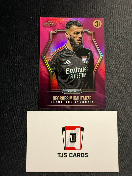 Georges Mikautadze - Pink /75 - TOPPS Summer Signings 2023/24